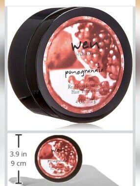 New  Chaz Dean Wen Pomegranate Re Moist Intensive 4 Fl Oz Hair Treatment 3 Tubs